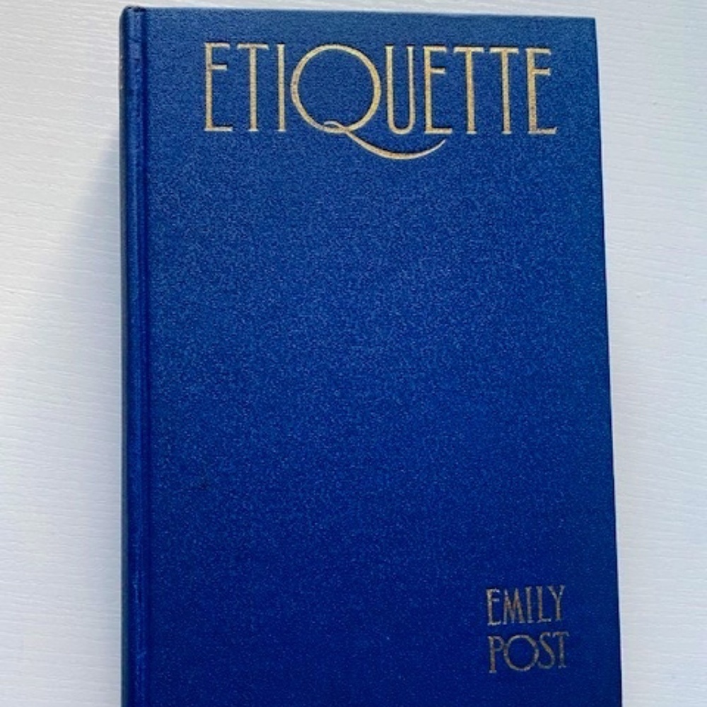 Vintage book of Etiquette by Emily Post edition 1933 - New Enlarged Edition